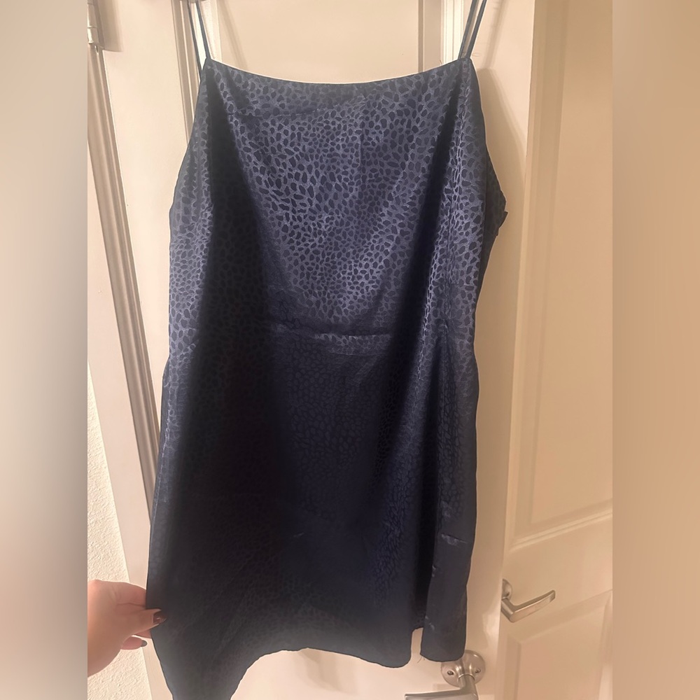Sophie Rue Midnight Blue Leopard Dress